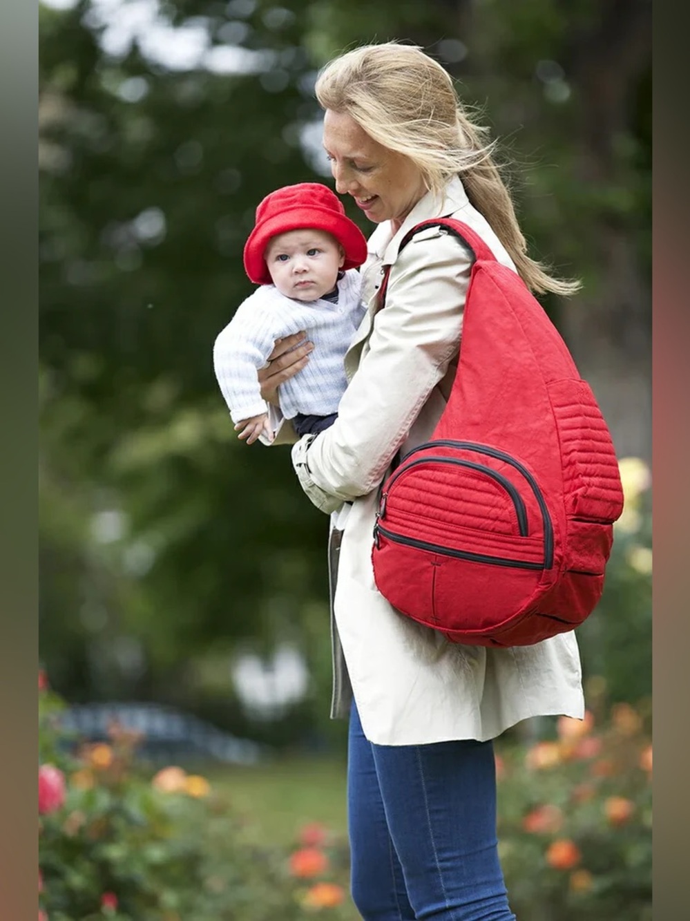 AmeriBag 21"x15” Nylon "Carry-All" Healthy Back Bag Tote Unisex
(Sep 026)